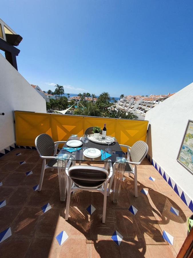 Apartmán Duplex Close To Sea And Beach With Heated Pool, Wifi, Balcony With Seaview, No 2 Playa de las Americas  Exteriér fotografie